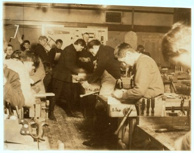 The Shop, Seneca Street Vocational School. LOC nclc.04612