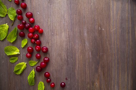 Vitamins wooden background mint