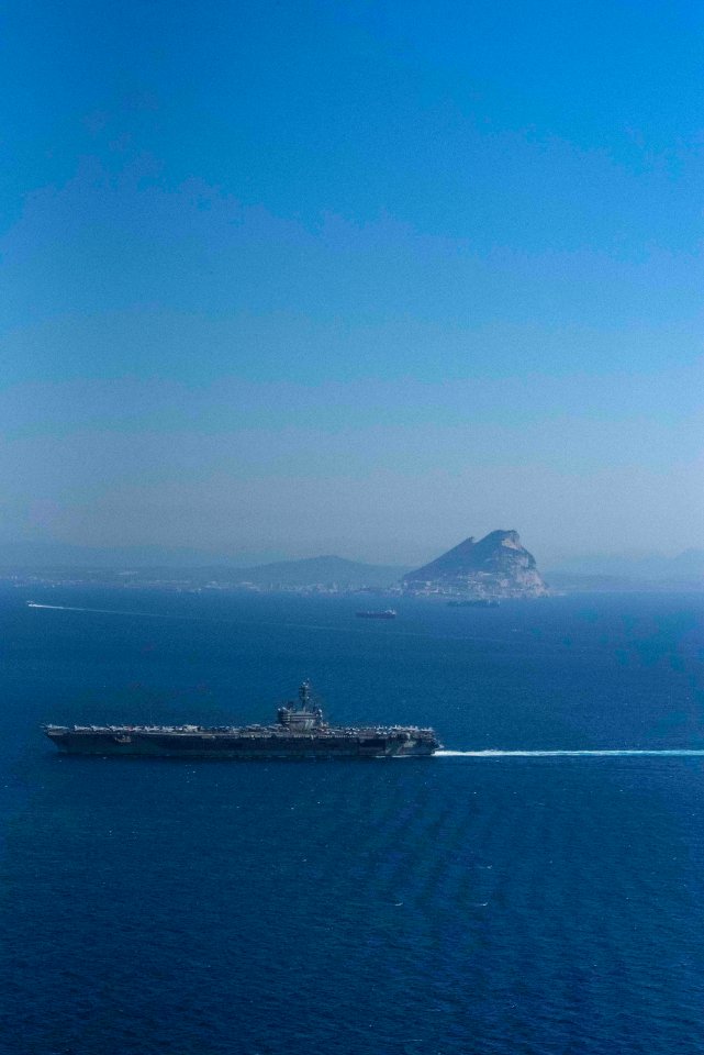 The ship and its carrier strike group are conducting naval operations in the U.S. 6th Fleet area of operations in support of U.S. national security interests in Europe and Africa. (36039338831)