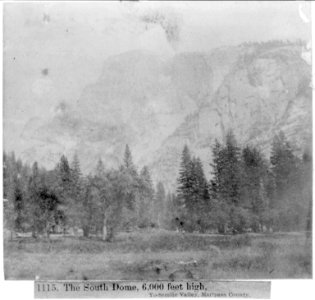 The South Dome, 6,000 feet high, Yosemite Valley, Mariposa County LCCN2002717151