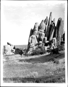 The Spires in the valley of Granite Dells near Prescott, Arizona, ca.1900 (CHS-4601)