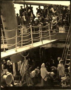 The Steerage MET DP232922,sepia photo