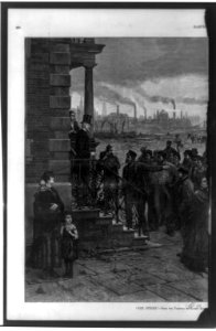 The Strike - from the painting by Robert Koe(hle)r in the exhibition of the National Academy of Design. LCCN90706044
