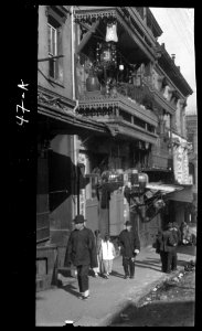 The street of painted balconies, Chinatown, San Francisco LOC agc.7a08981