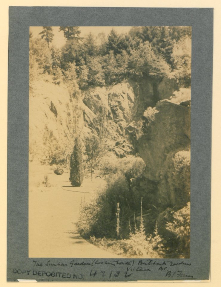 The sunken garden (looking south), Butcharts Gardens, Victoria, British Columbia (HS85-10-42132) original