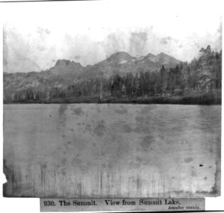 The Summit - View from Summit Lake, Amador County LCCN2002723063