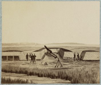 The Swamp Angel Battery from drawing LCCN2014646418