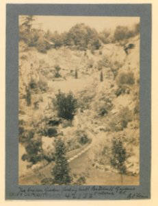 The sunken garden (looking east), Butchart's Gardens, Victoria, British Columbia (HS85-10-42133) original photo