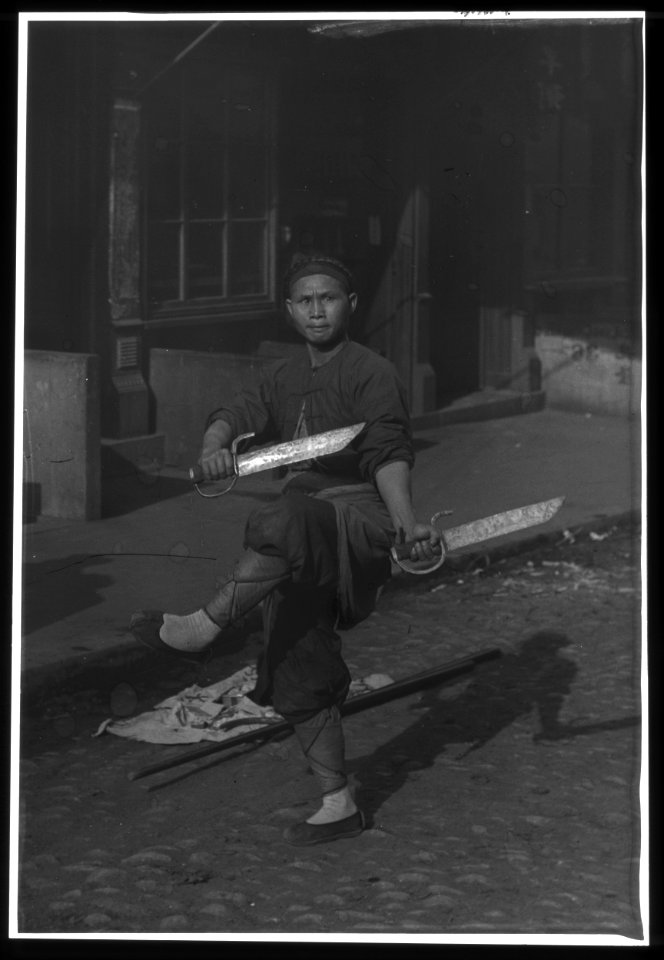 The sword dancer, Chinatown, San Francisco LOC agc.7a55099