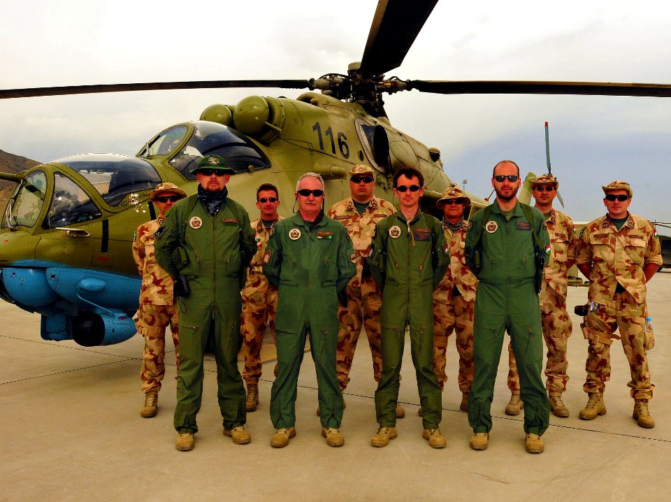 The ten members of the new Hungarian training detachment of the Combined Air Power Transition Force (4567385817)