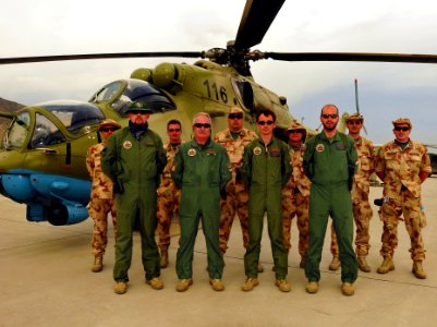 The ten members of the new Hungarian training detachment of the Combined Air Power Transition Force (4567385817)