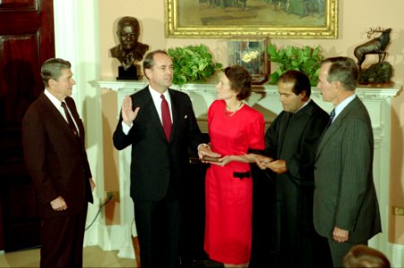 The Swearing in of Richard Thornburgh as Attorney General photo