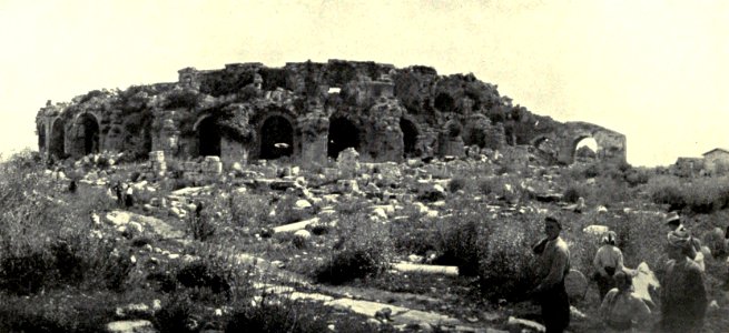 The Theatre of Sidé. Facing p.121. Accidents of an antiquary's life. 1910