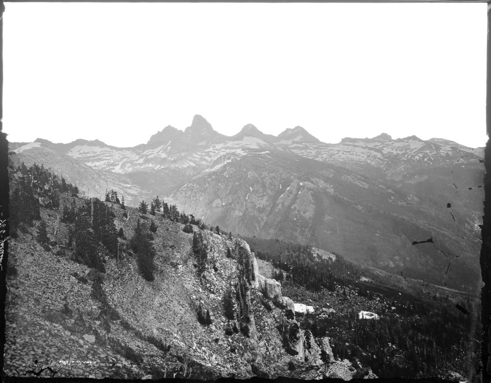 The Three Tetons, Wyoming - NARA - 517660