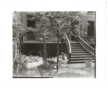 The Touchstone Garden, 118-120 East 30th Street, New York, New York. Garden stairway LCCN2008680130