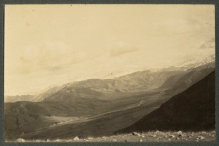 The Tian Shan range from the West