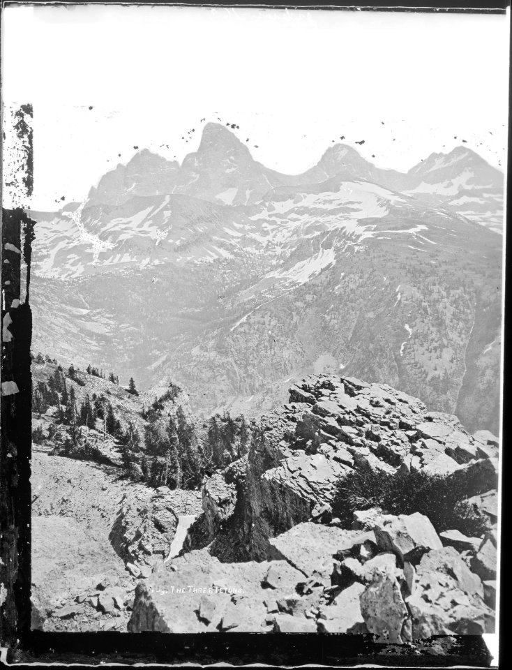 The Three Tetons. Lincoln County, Wyoming - NARA - 516770