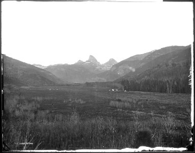 The Three Tetons. The Pierr's Hole. Wyoming - NARA - 517657