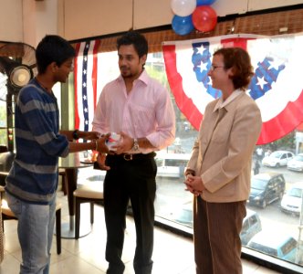 The U.S Consulate Chennai celebrated its two-year anniversary on Facebook with U.S. Consul General Jennifer McIntyre, actors Bharath Srinivasan and Jeyam Ravi05