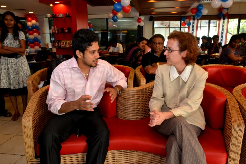 The U.S Consulate Chennai celebrated its two-year anniversary on Facebook with U.S. Consul General Jennifer McIntyre, actors Bharath Srinivasan and Jeyam Ravi13