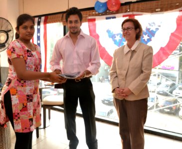 The U.S Consulate Chennai celebrated its two-year anniversary on Facebook with U.S. Consul General Jennifer McIntyre, actors Bharath Srinivasan and Jeyam Ravi20