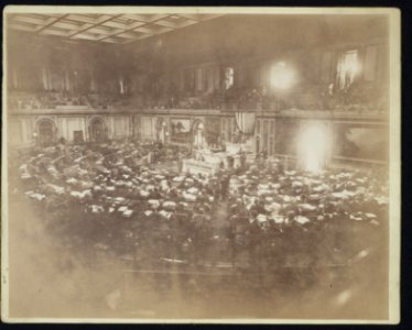 The U.S. House of Representatives. Friday, Sept. 19, 1890 - Photo & copyrighted by C. M. Bell, Sept. 1890, Washington, D.C. LCCN2011645342