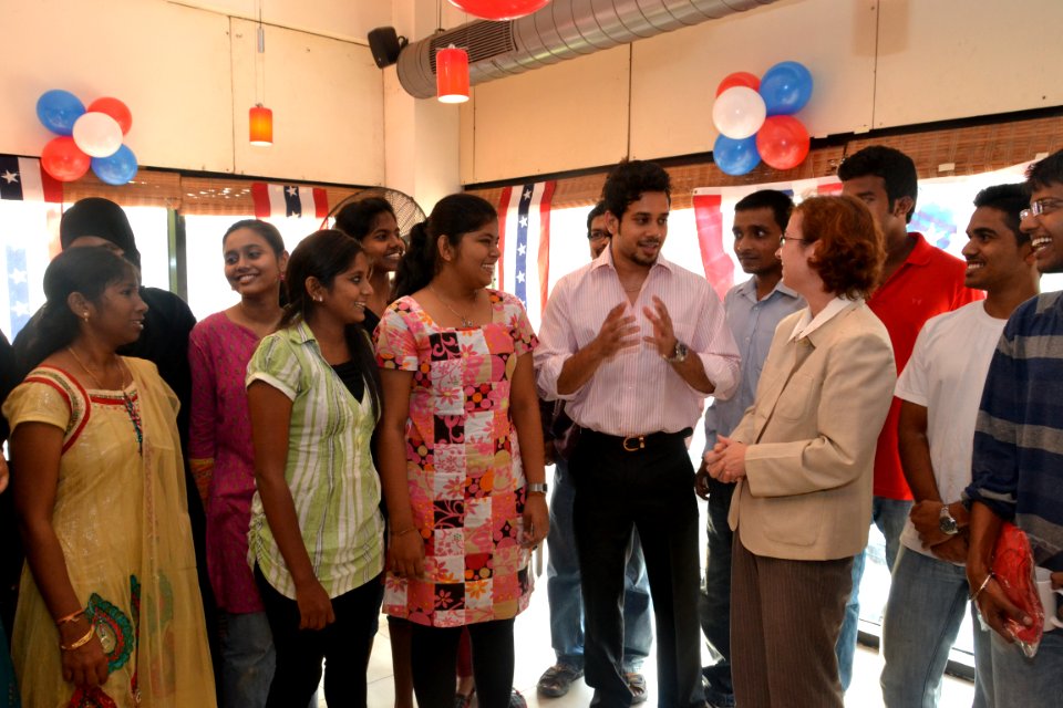 The U.S Consulate Chennai celebrated its two-year anniversary on Facebook with U.S. Consul General Jennifer McIntyre, actors Bharath Srinivasan and Jeyam Ravi15
