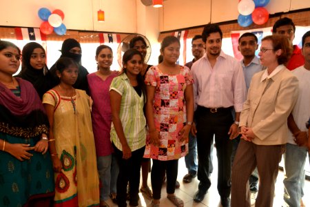 The U.S Consulate Chennai celebrated its two-year anniversary on Facebook with U.S. Consul General Jennifer McIntyre, actors Bharath Srinivasan and Jeyam Ravi26