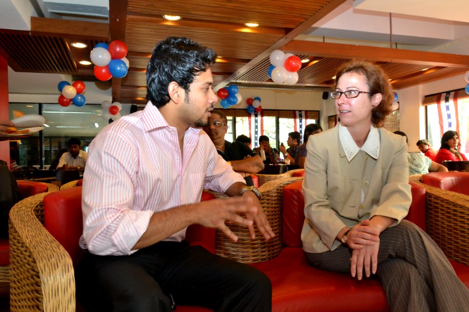 The U.S Consulate Chennai celebrated its two-year anniversary on Facebook with U.S. Consul General Jennifer McIntyre, actors Bharath Srinivasan and Jeyam Ravi06