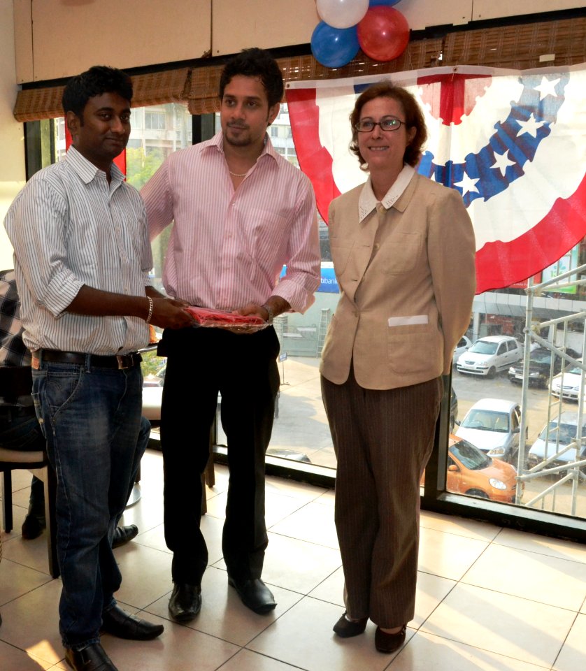 The U.S Consulate Chennai celebrated its two-year anniversary on Facebook with U.S. Consul General Jennifer McIntyre, actors Bharath Srinivasan and Jeyam Ravi18