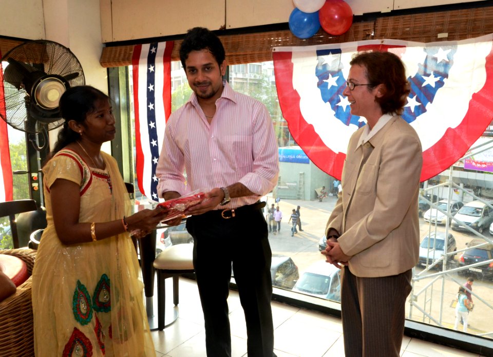 The U.S Consulate Chennai celebrated its two-year anniversary on Facebook with U.S. Consul General Jennifer McIntyre, actors Bharath Srinivasan and Jeyam Ravi23