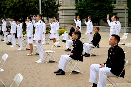 The United States Naval Academy holds the fifth swearing-in event for the Class of 2020 (49923816421)