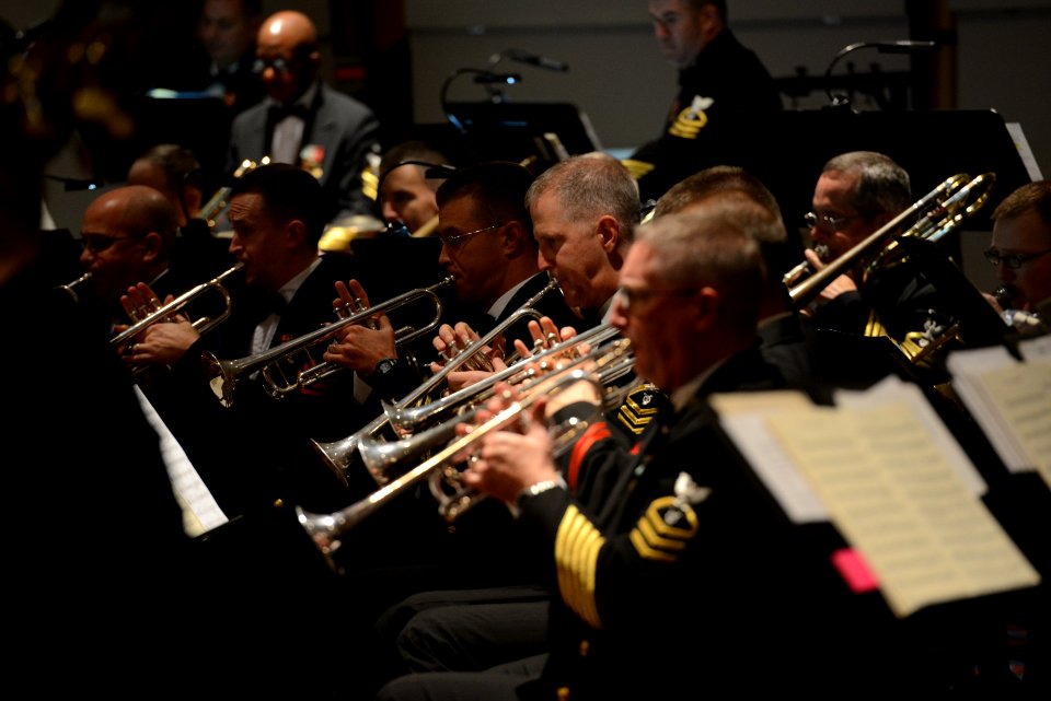 The United States Navy Band performs at the 2014 Virginia Music Educators Association conference in Norfolk, Va. (15228840794)