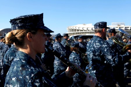 The United States Navy Band rehearses for Presidential Inauguration (8234334323)