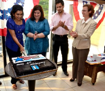 The U.S Consulate Chennai celebrated its two-year anniversary on Facebook with U.S. Consul General Jennifer McIntyre, actors Bharath Srinivasan and Jeyam Ravi30