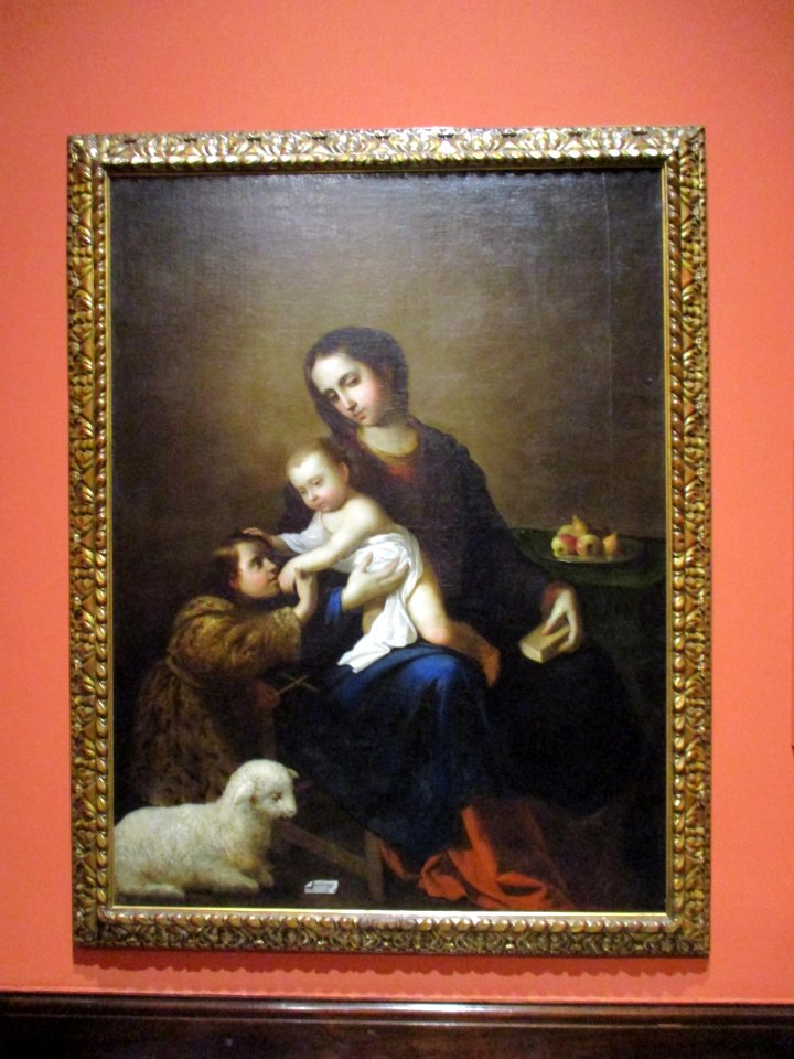 The virgin and child with an infant st john the baptist 0980