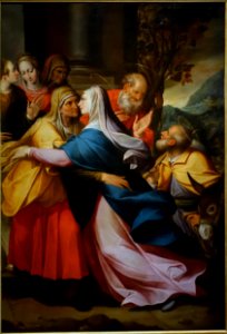 The Visitation by Camillo Procaccini, c. 1602, oil on canvas - Blanton Museum of Art - Austin, Texas - DSC07904 photo