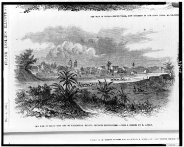 The war in Texas - The city of Matamoras, Mexico, opposite Brownsville - from a sketch by L. Avery. LCCN97519136
