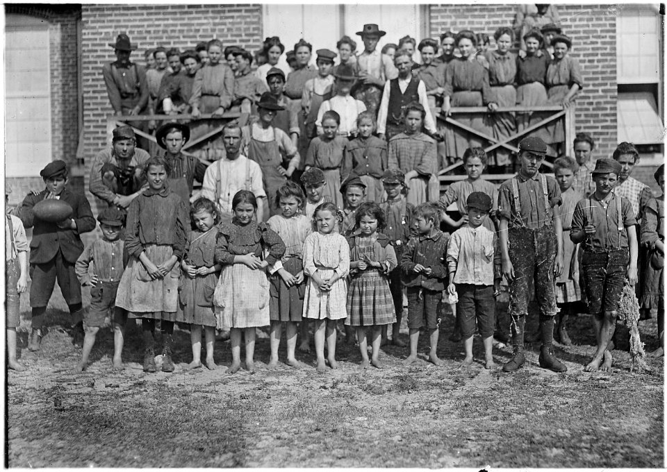 The whole force, Tifton Cotton Mill. All these were working and helping regularly in the mill. Tifton, Ga. - NARA - 523151