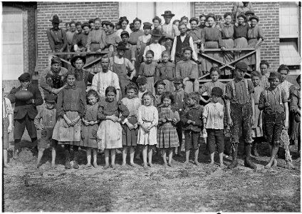 The whole force, Tifton Cotton Mill. All these were working and helping regularly in the mill. Tifton, Ga. - NARA - 523151