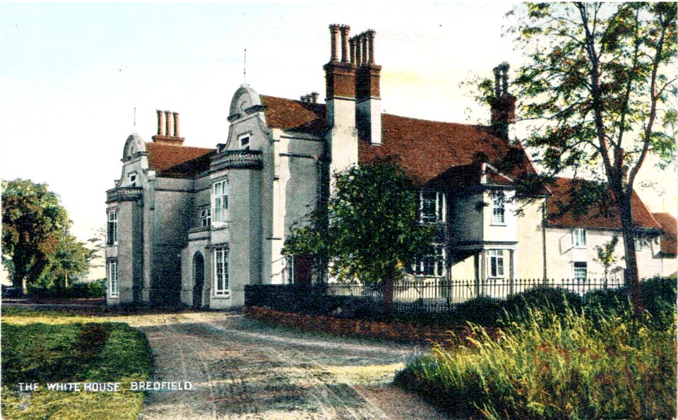 The White House, Bredfield, Suffolk postcard c.1905