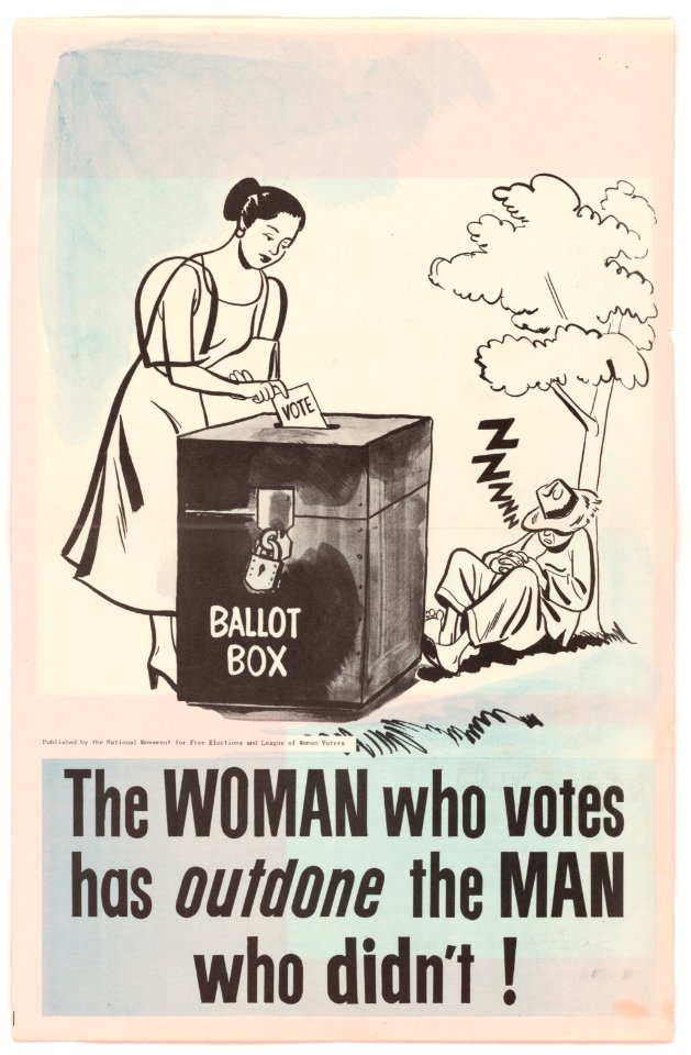 The Woman Who Votes - NARA - 5730163
