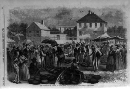 The watermelon market at Charleston, S.C. LCCN2005683628 photo