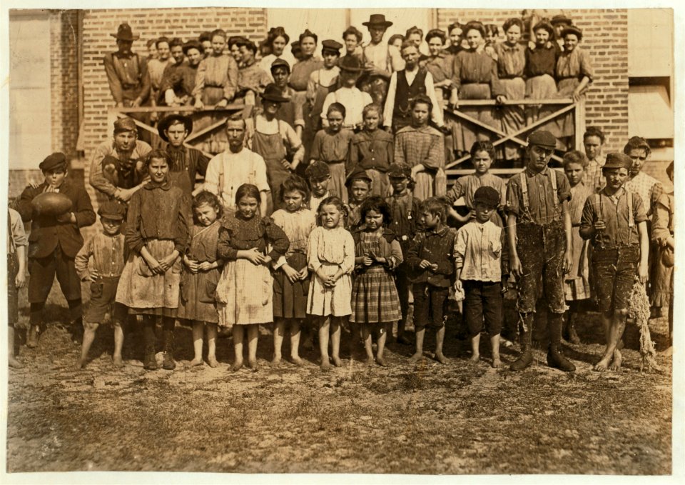 The whole force, Tifton Cotton Mill, Tifton, Ga. All these were working and helping regularly in the mill. LOC nclc.05397