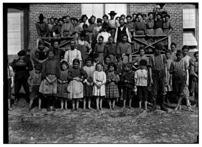 The whole force, Tifton Cotton Mill, Tifton, Ga. All these were working and helping regularly in the mill. LOC nclc.05397