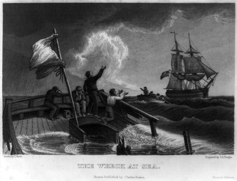 The wreck at sea LCCN2002707800