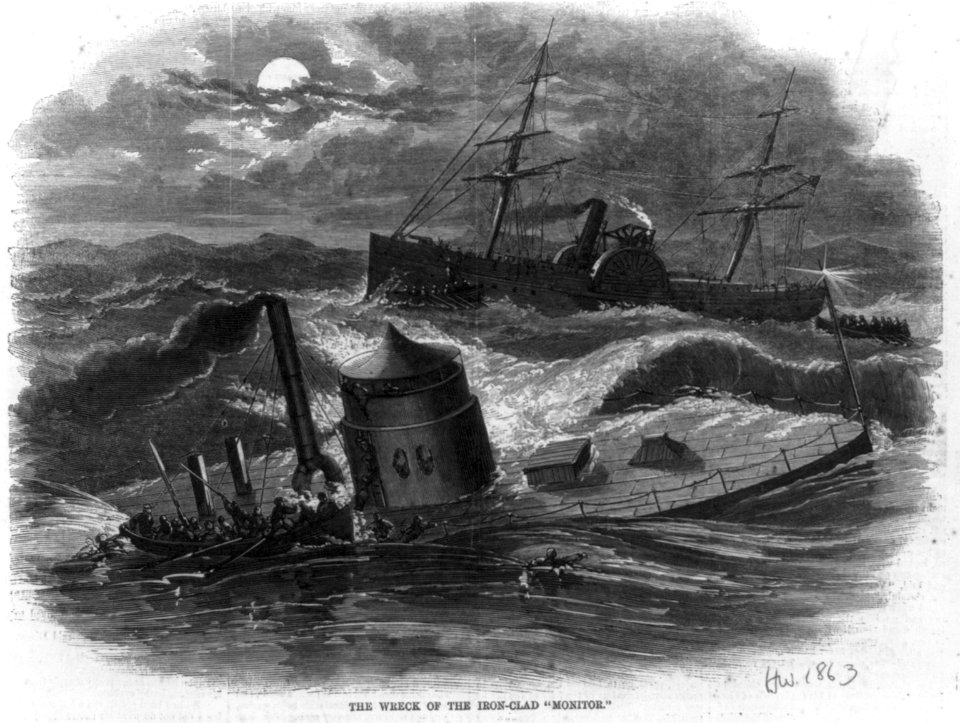 The Wreck of the Iron-clad MONITOR LCCN2006682468
