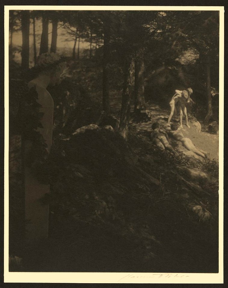 The wrestlers - Clarence H. White. LCCN2005677524