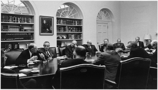 The Wise Men, Cabinet Room meeting - NARA - 192586 photo