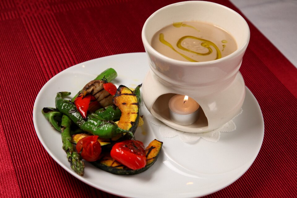 Hot healthy vegetable